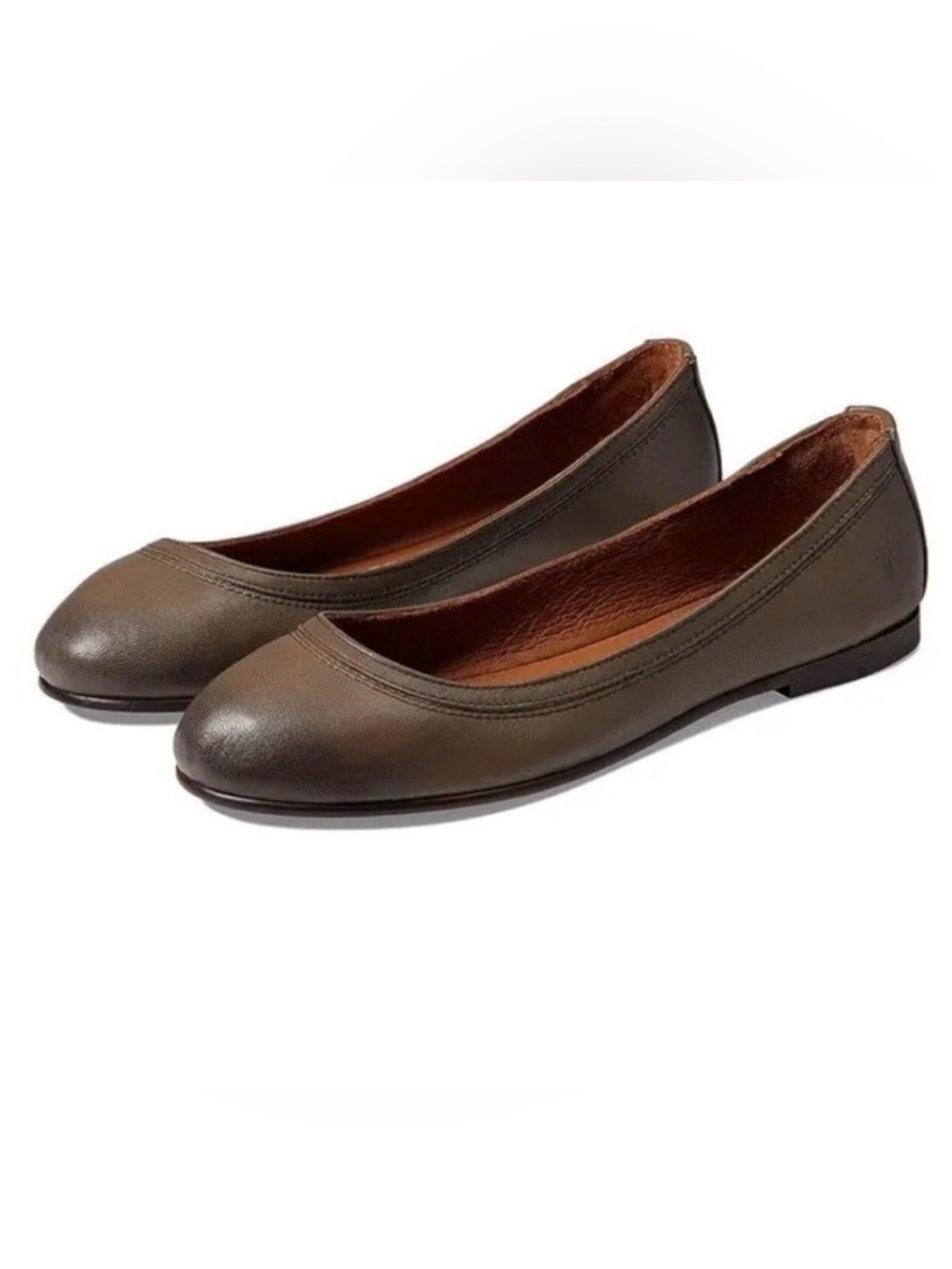 Frye Carson Ballet Flats in Brown